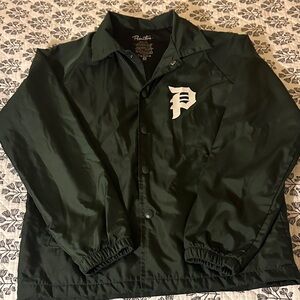 Primitive Dark Green Pea Coat for Kids